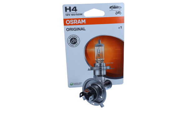 OSRAM 64193-1BL - ŻARÓWKA ORGINAL H4 12V-60-55W P43T 12V 1SZT. BLISTER EKO
