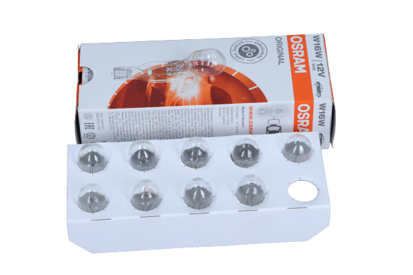 OSRAM 921 - ŻARÓWKA W16W 12V-16W W2.1X9.5D ORIGINAL 12V 10SZT.