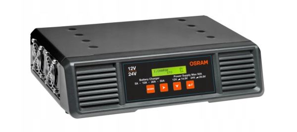 OSRAM OSCP5024 - INTELIGENTNY PROSTOWNIK SMART CHARGE PRO 50A. 12V - 24V 1500W