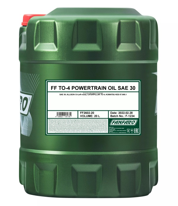 Fanfaro FF2602-20 - OLEJ FANFARO POWERTRAIN SAE30 20L - TO-4 - KES 07.868.1 - ALLISON C4