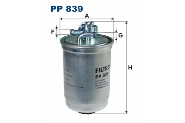 Filtron PP839 — Filtr paliwa