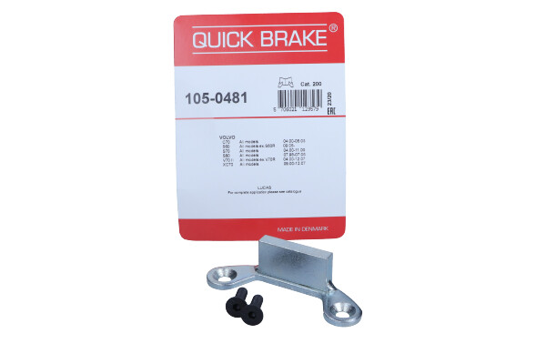 QUICK BRAKE 105-0481 - SPRĘŻYNY SZCZĘK HAM. VOLVO C70- S60- S70- S80- V70 II- XC70 98-