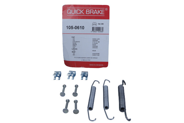 QUICK BRAKE 1050610 - SPRĘŻYNY SZCZĘK HAM. FIAT T. 127-128-CINQU-RE