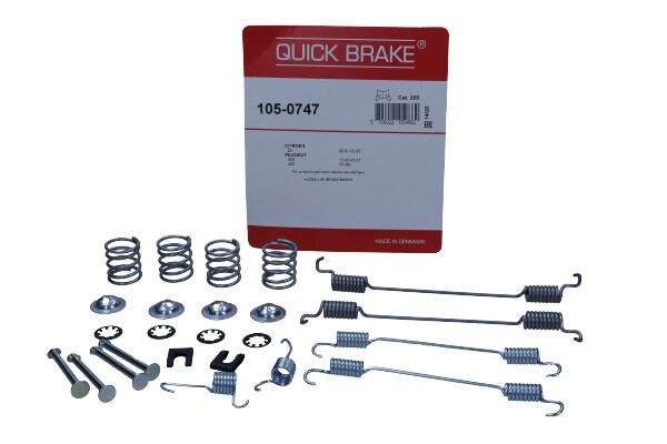 QUICK BRAKE 105-0747 - SPRĘŻYNY SZCZĘK HAM. NISSAN KUBISTAR 03-