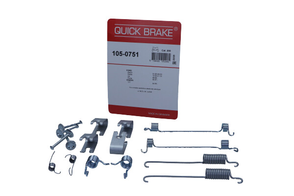 QUICK BRAKE 105-0751 - SPRĘŻYNY SZCZĘK HAM. FORD ESCORT-FIESTA-KA-PUMA 95-00