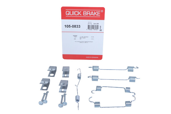 QUICK BRAKE 1050833 - SPRĘŻYNY SZCZĘK HAM. HONDA JAZZ 1.2-1.3 IDSI 02-08