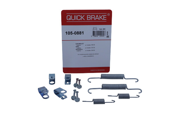 QUICK BRAKE 1050881 - SPRĘŻYNY SZCZĘK HAM. CHEVROLET CAPTIVA 06-