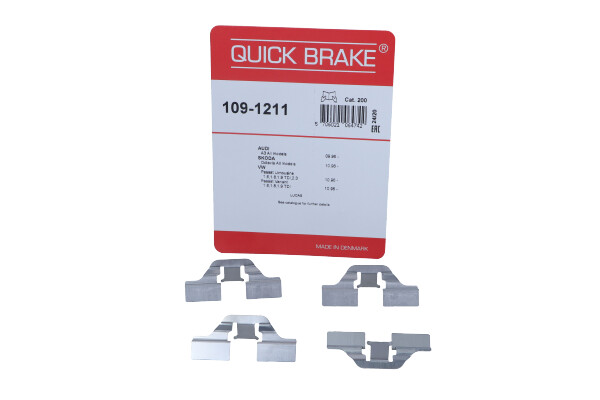 QUICK BRAKE 1091211 - ZESTAW INST. KLOCKÓW HAM. AUDI T. A2-A3-A4-A6-A8 96-05