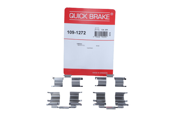 QUICK BRAKE 1091272 - ZESTAW INST. KLOCKÓW HAM. NISSAN P. MICRA 1.0-1.4 16V 92-03