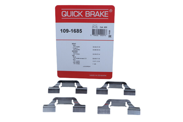 QUICK BRAKE 1091685 — Zestaw akcesoriów, klocki hamulcowe