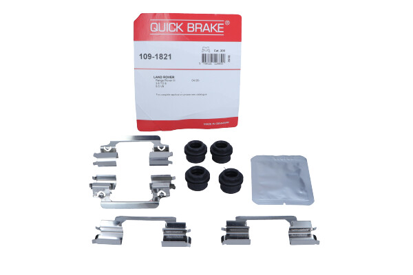 QUICK BRAKE 1091821 - Zestaw akcesoriów do klocków hamulcowych tarczowych, zawierający części potrzebne do montażu, naprawy lub serwisu