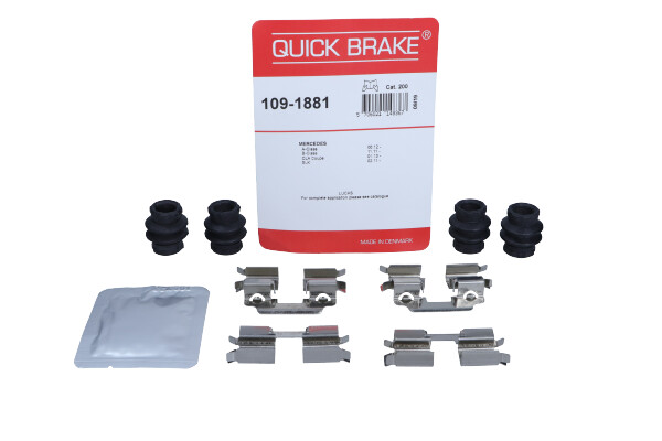 QUICK BRAKE 1091881 - ZESTAW INST. KLOCKÓW HAM. DB T. W176-W246-C117-R172 11-