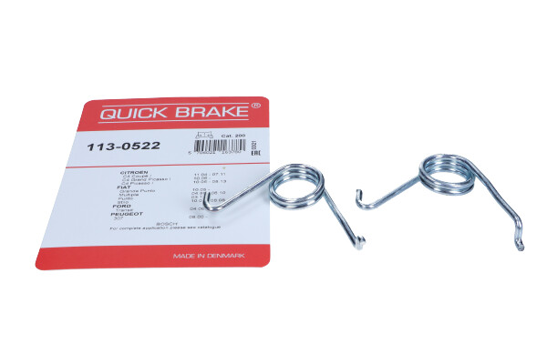 QUICK BRAKE 113-0522 - ZESTAW NAPR. ZACISKU HAM. FORD T. TRANSIT 06- SPRĘŻYNKA