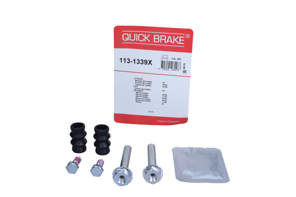 QUICK BRAKE 113-1339X — Zestaw tulei prowadzących, zacisk hamulca