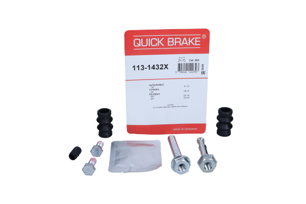 QUICK BRAKE 113-1432X — Zestaw tulei prowadzących, zacisk hamulca