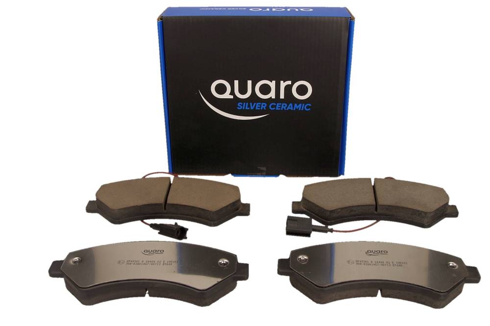 QUARO QP4930C - KLOCKI HAM. FIAT P. DUCATO-BOXER-JUMPER 06- 16 2 CZUJNIKI QUARO SILVER CERAMIC