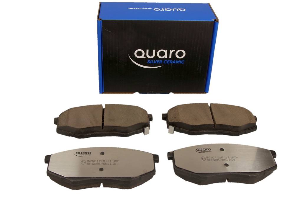 QUARO QP6784C - KLOCKI HAM. HYUNDAI P. IX20 11- SYSTEM TRW QUARO SILVER CERAMIC