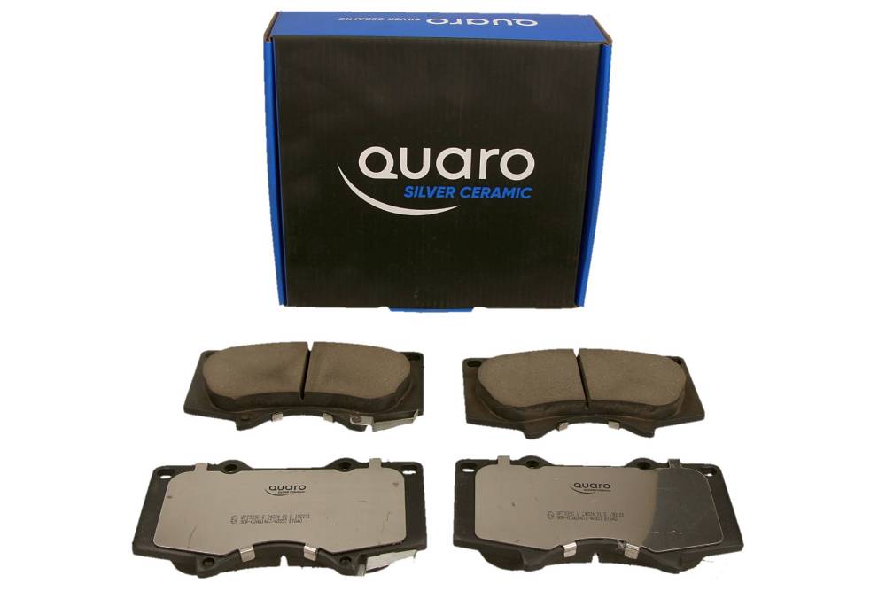 QUARO QP7339C - KLOCKI HAM. TOYOTA P. LAND CRUISER 02--PAJERO 07- QUARO SILVER CERAMIC