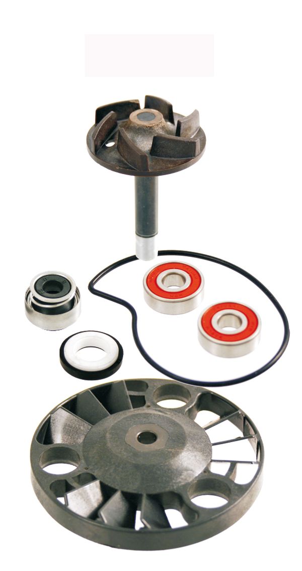 RMS 10 011 0070 - ZESTAW NAPR. POMPY WODY MOTO. PIAGGIO BEVERLY 125-200CC 2001-2003-HEXAGON GTX125-180CC 2000