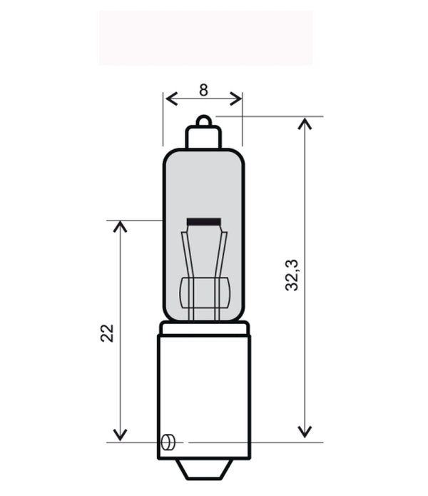 RMS 24 651 0015 - ŻARÓWKA MOTO. 10PZ 12V-21W 90°