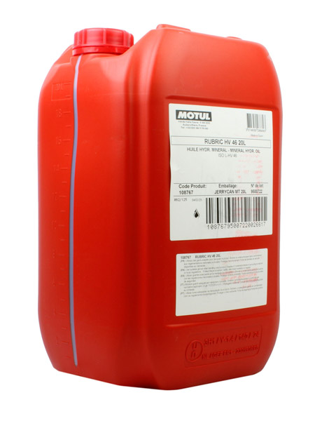 Motul 108767 - OLEJ MOTUL RUBRIC HV 46 20L - HYDRAULICZNY