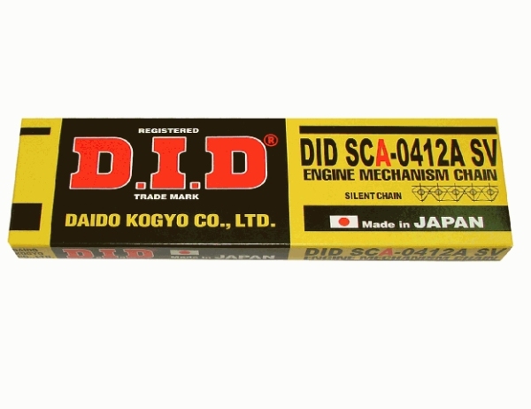 D.I.D SCA0412SV-122R - ŁAŃCUCH ROZRZĄDU MOTO. DID SCA0412SV ROZUTYOGNIWO