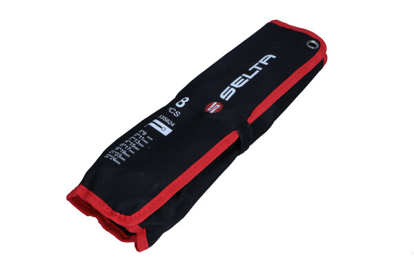 Selta 835824 - ZESTAW KLUCZY OCZKOWYCH-ODGIĘTYCH. W ETUI. 8 CZ. 8X9 - 22X24 MM