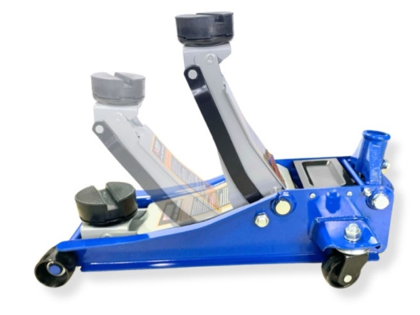 KB GLOBAL T31513L - PODNOŚNIK HYDRAULICZNY SAMOCHODOWY NISKOPROFILOWY 3T ŻABA DWUTŁOKOWY 83-465MM KB GLOBAL