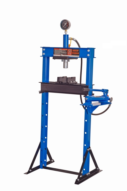 KB GLOBAL T61220 - PRASA HYDRAULICZNA 20T SKRĘCANA MANOMETR KB GLOBAL