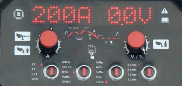 IDEAL TMIG234PV2 - INWERTOROWY PÓŁAUTOMAT SPAWALNICZY TECNO MIG 234 PULSE 4X4