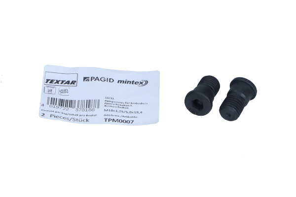 Textar TPM0007 - KPL=2SZT!!!! ŚRUBA TARCZY HAM. OPEL P.-T. ASTRA-CORSA-MERIVA-OMEGA-VECTRA 86-