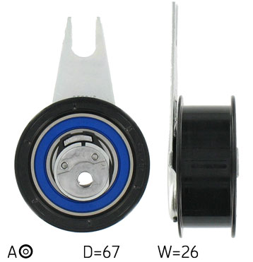 SKF VKM 11012 — Rolka napinacza, pasek rozrządu