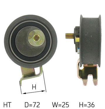 SKF VKM 11116 — Rolka napinacza, pasek rozrządu