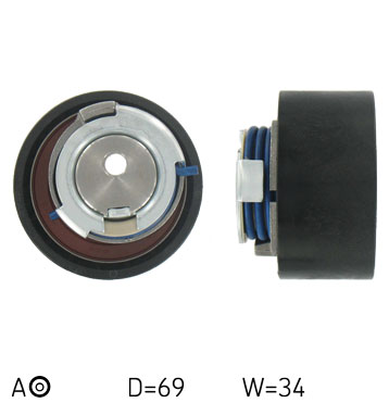SKF VKM 12390 — Rolka napinacza, pasek rozrządu