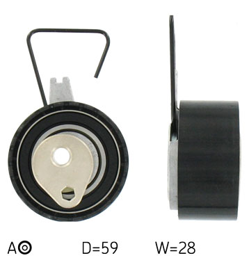 SKF VKM 17301 — Rolka napinacza, pasek rozrządu