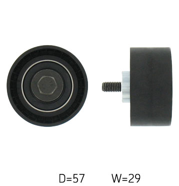 SKF VKM 22177 — Rolka kierunkowa / prowadząca, pasek rozrządu