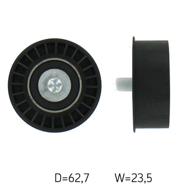 SKF VKM 25158 — Rolka kierunkowa / prowadząca, pasek rozrządu