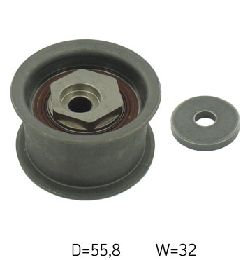 SKF VKM 25500 — Rolka kierunkowa / prowadząca, pasek rozrządu