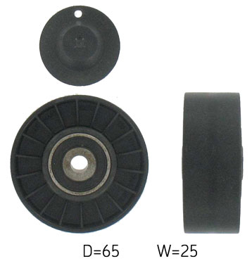SKF VKM 31002 — Rolka kierunkowa / prowadząca, pasek klinowy zębaty