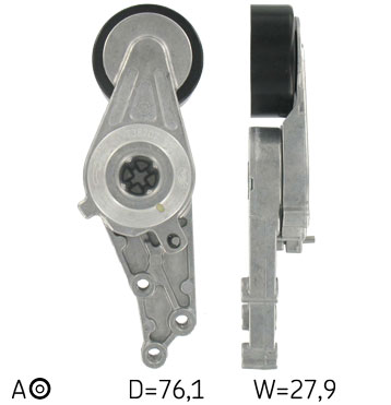 SKF VKM 31006 — Napinacz paska klinowego wielorowkowego