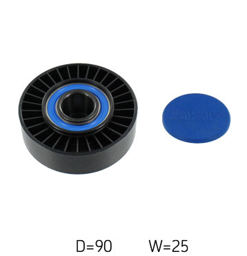 SKF VKM 31007 — Rolka kierunkowa / prowadząca, pasek klinowy zębaty