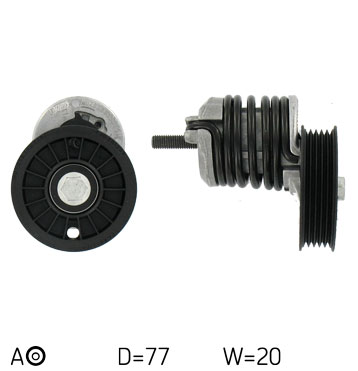 SKF VKM 31034 — Napinacz paska klinowego wielorowkowego