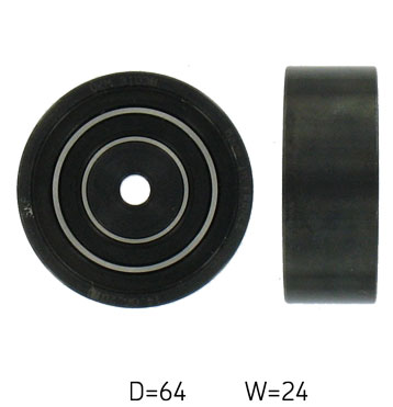 SKF VKM 31038 — Rolka kierunkowa / prowadząca, pasek klinowy zębaty