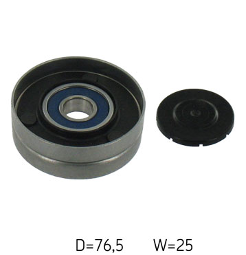 SKF VKM 31039 — Rolka kierunkowa / prowadząca, pasek klinowy zębaty