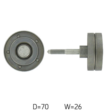 SKF VKM 31098 — Rolka kierunkowa / prowadząca, pasek klinowy zębaty