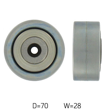 SKF VKM 31211 - ROLKA PASKA WIELOROWK. VW 2.0TDI A6
