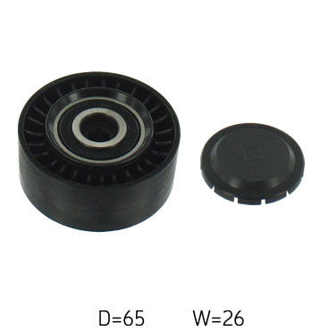 SKF VKM 31301 — Rolka kierunkowa / prowadząca, pasek klinowy zębaty