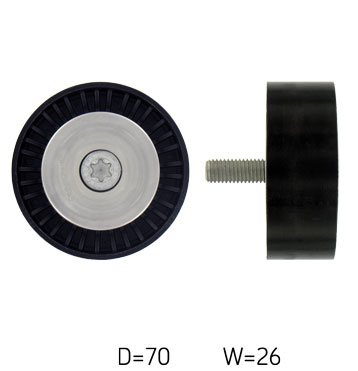SKF VKM 32048 — Rolka kierunkowa / prowadząca, pasek klinowy zębaty