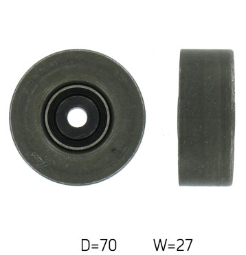 SKF VKM 33023 — Rolka kierunkowa / prowadząca, pasek klinowy zębaty