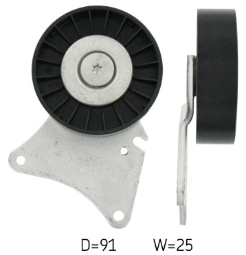 SKF VKM 33026 — Rolka kierunkowa / prowadząca, pasek klinowy zębaty